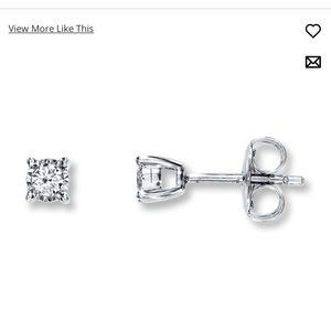 1/10 kt diamond stud earrings